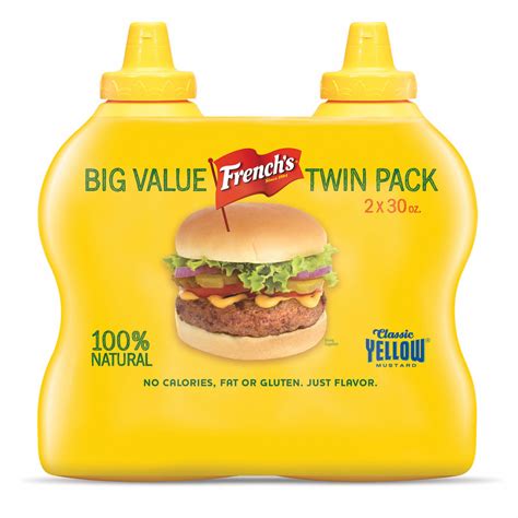 French's Yellow Mustard, 30 oz.- 2 pk. – Island Cooler Delivery Service