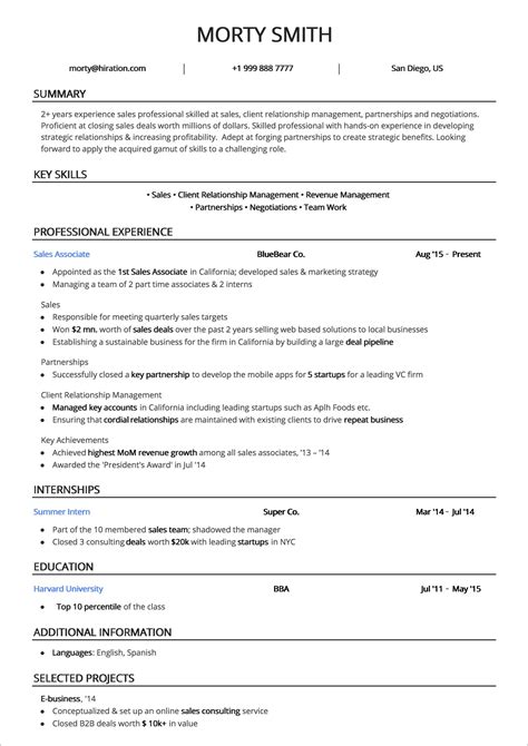 Free Resume Templates: 2022 List of 10+ Free Resume Templates