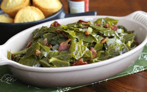 Southern Comfort Food: Cajun Collard Greens with Bacon