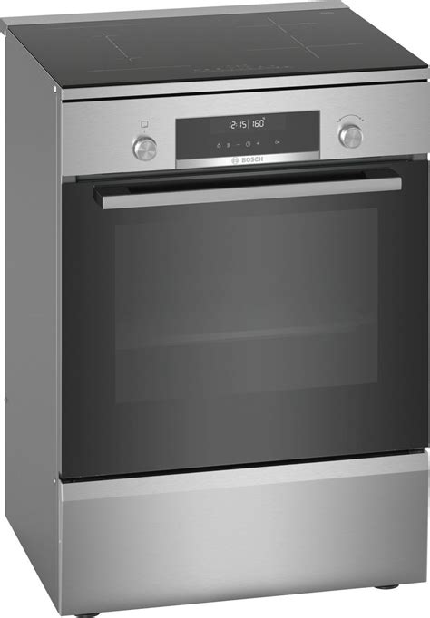 BOSCH 60CM INDUCTION COOKTOP FREESTANDING OVEN - SERIES 6 - HLS79R350A - Berloni Appliances