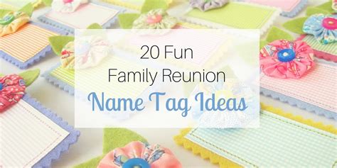 Family Reunion Name Tag Template - Printable Word Searches