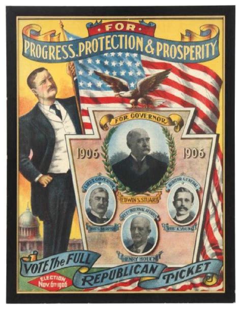 1906 Theodore Roosevelt Campaign Poster