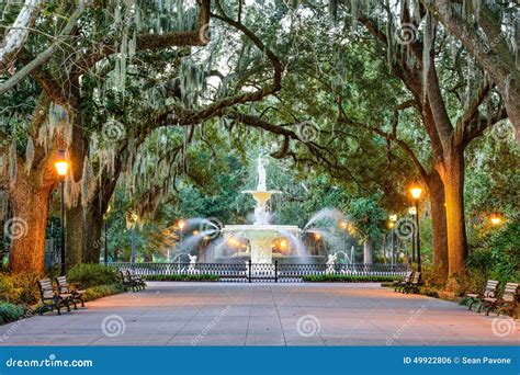 Forsyth Park In Savannah, Georgia Stock Photo - Image: 49922806