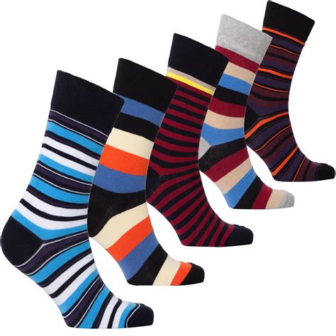 Men's Traditional Stripes Socks - Socks n Socks