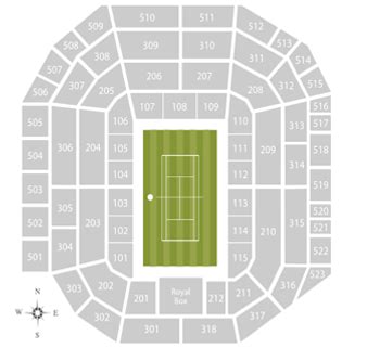 Wimbledon Center Court Seating Chart