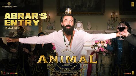 Animal Abrar’s Entry Jamal Kudu | Bobby Deol | Sandeep Vanga | Bhushan Kumar (Music) by The ...