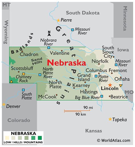 Nebraska Maps & Facts - World Atlas