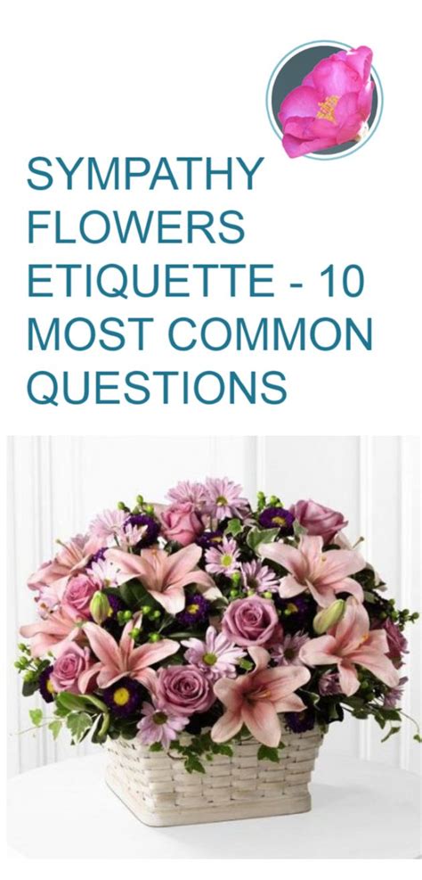 Sympathy Flowers Etiquette - 10 Common Questions Answered | Sympathy ...