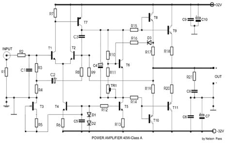 High current audio amplifier circuit