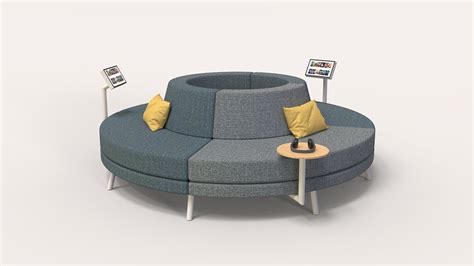 Round Sofa Table