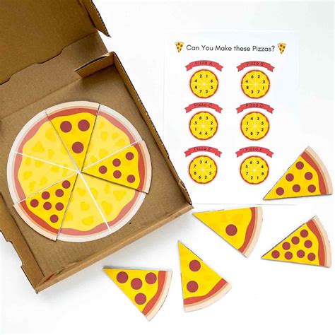 Pizza Counting Printable: Preschool Hands-on Math Activity (Free PDF) - Mindy Makes