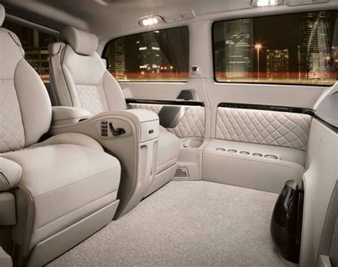 Interior of a Mercedes-Benz Viano Vision Diamond – Luxury Van | Mercedes benz viano, Best luxury ...