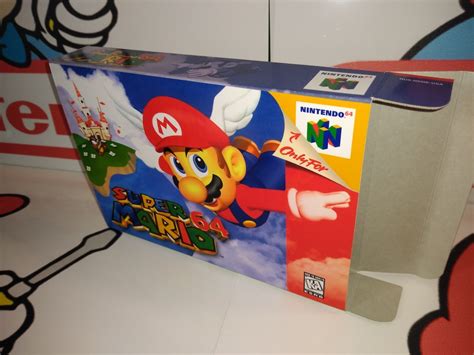 Super Mario 64 Replacement Box N64 Nintendo 64 Highest Quality Boxes in ...