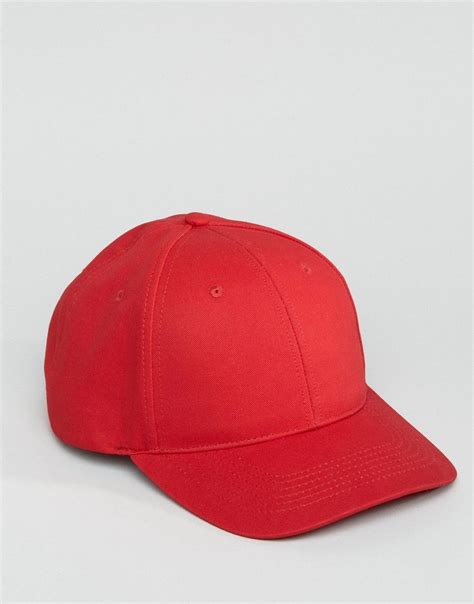 ASOS Baseball Cap In Red | Asos, Latest fashion clothes, Fashion