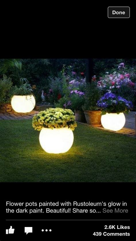 Rustoleum glow in the dark flower pot paint | Dark flowers, Glow in the dark, Painted flower pots