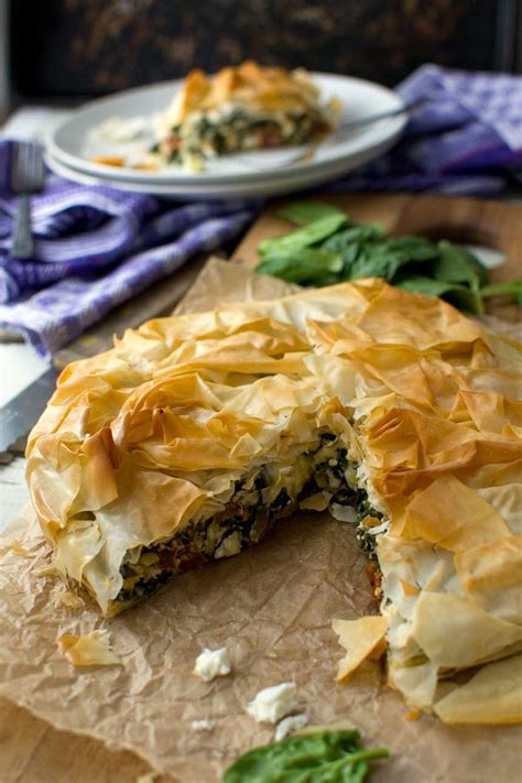 Spinach And Feta Filo Pastry Recipe - Kinastro