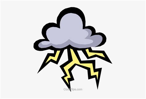 Storm Clouds - Cartoon Thunder And Lightning Transparent PNG - 443x480 ...