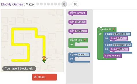 How to solve (solution) Google's Blockly Future Programmers Game: Maze Level | Our Code World