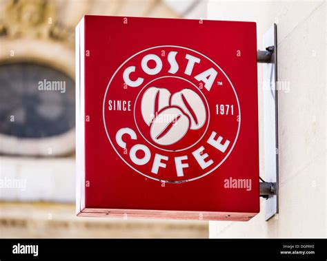 Costa Coffee Shop Sign Stock Photo - Alamy