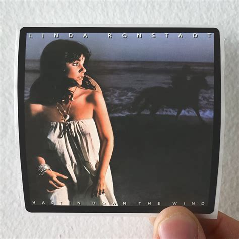 Linda Ronstadt Hasten Down The Wind Album Cover Sticker