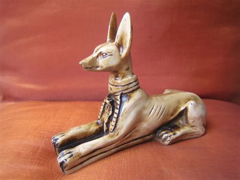 Amazing Unique Antique Egyptian Dog Statue of Ancient ANUBIS