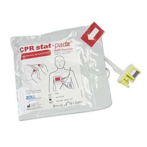 Zoll CPR Stat-Padz Electrodes for AED Plus and Pro Defibrillators :: Sports Supports | Mobility ...