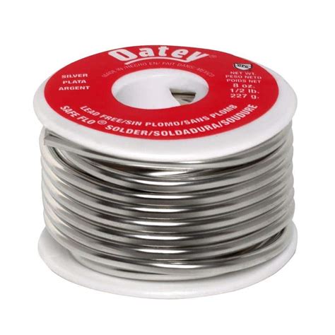 Oatey Safe Flo 8 oz. Lead-Free Silver Solder Wire 290242 - The Home Depot