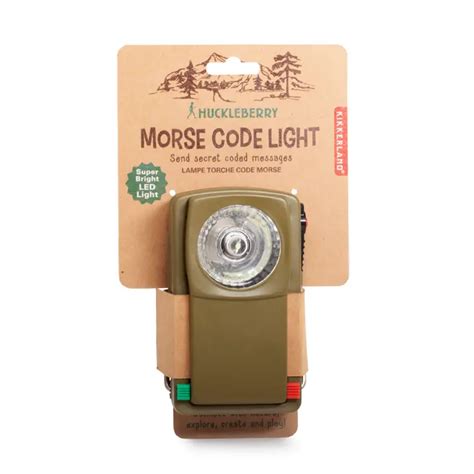 Morse Code Flashlight | Faire.com | Morse code light, Morse code, Flashlight