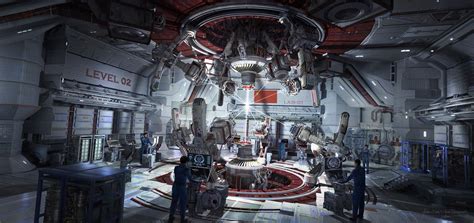 LAB, Allen wei on ArtStation at https://www.artstation.com/artwork/DaJGn | Sci fi environment ...