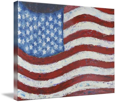 Abstract American Flag by Wayne's World Of Art