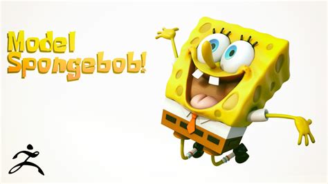 Model Spongebob Squarepants from scratch, start to finish, in ZBrush ...