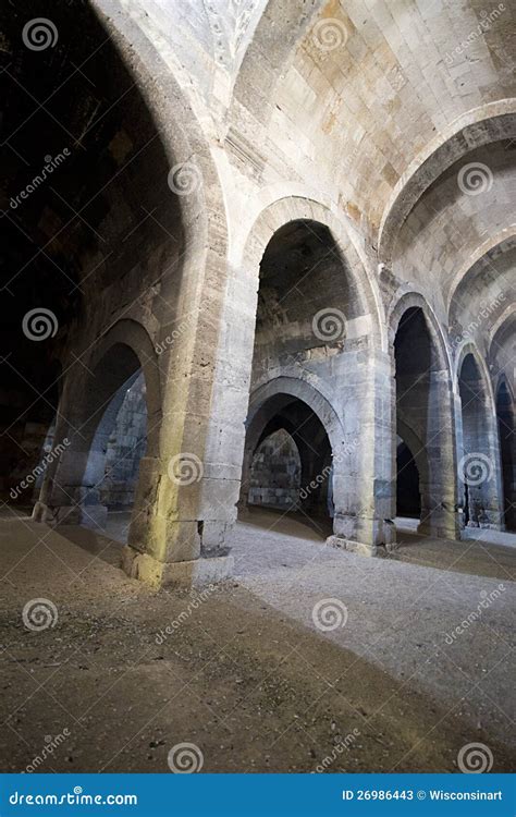 Old Ancient Medieval Castle Stone Dungeon Royalty-Free Stock Photo ...