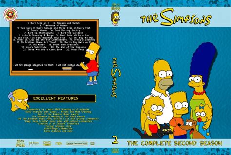 The Simpsons Season 2 - TV DVD Custom Covers - 7409The Simpsons Season ...