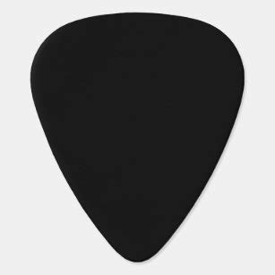 Solid Black Guitar Picks | Zazzle.co.uk