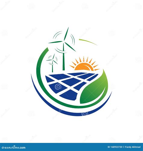 Green Energy Logo Vector Design with Renewable Icon Template Stock Vector - Illustration of ...