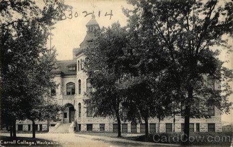 Carroll College Waukesha, WI Postcard