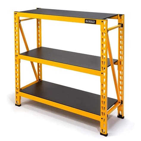 DEWALT 3 Shelves 4 FT Industrial Garage Storage 4500lbs | Industrial storage racks, Steel ...