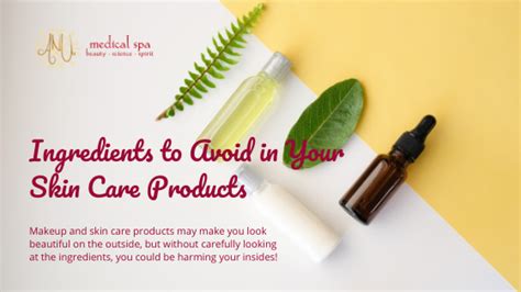 Ingredients to Avoid in Your Skin Care and Makeup | ANU Medical Spa