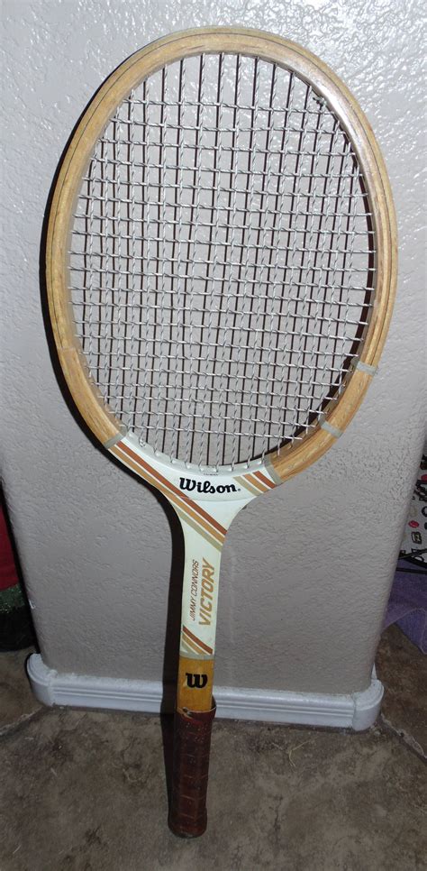 Vintage Wilson Jimmy Connors Victory Wooden Tennis Racket - Etsy ...