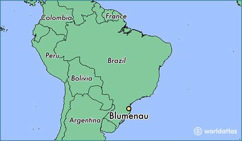 Where is Blumenau, Brazil? / Blumenau, Santa Catarina Map - WorldAtlas.com