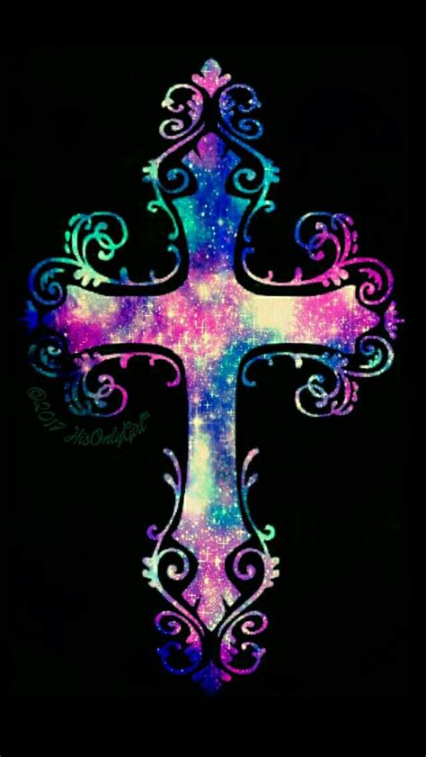 Colorful cross iPhone/Android galaxy wallpaper I created for the app CocoPPa. | Cross wallpaper ...