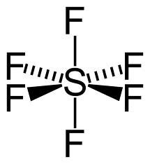 The sulfur hexafluoride molecule is nonpolar and contains no lone ...