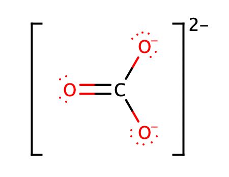 carbonate ion bond angle | Quizlet