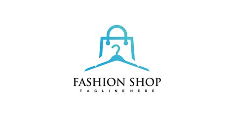 Fashion shop logo design with creative concept Premium Vector 13223348 Vector Art at Vecteezy