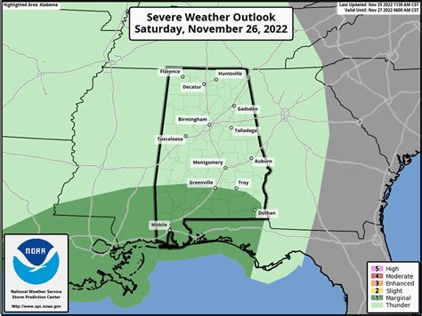 Isolated severe storms possible in south Alabama on Saturday - al.com