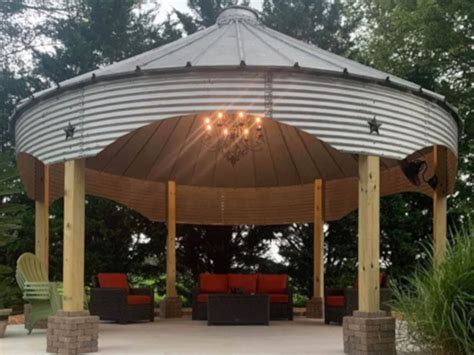 Grain Bin Gazebos - An Attractive And Cost-Effective DIY Outdoor Addition | Equipment Radar