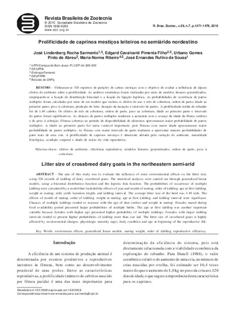 (PDF) Prolificidade de caprinos mestiços leiteiros no semiárido ...