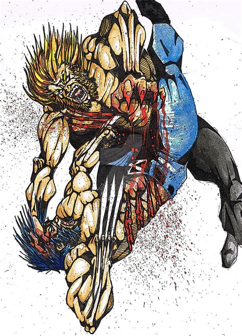 Wolverine Vs Sabertooth by yongbatusai on DeviantArt