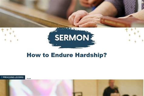 How to Endure Hardship? 2 Timothy 2:1-6 | Preaching LexiWiki