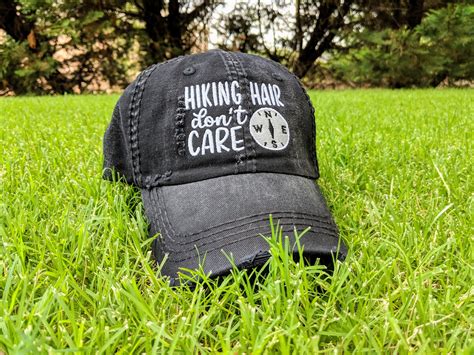 Women's Hiking Hat, Hiking Hat, Hiking Baseball Caps, Hiking Hair Don't Care Hat, Hiking Gear ...